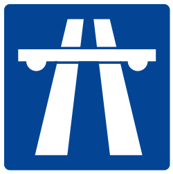 Señal I.12 Comienzo de autopista