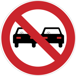 Señal R.6 No adelantar